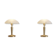Superb pair of table lamps featuring the iconic "Mushroom" design.