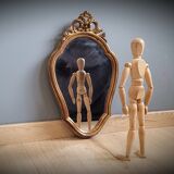 Ornate golden mirror 40x24