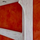 étagère / vaisselier mural en bois effet sablé ancien début XXème