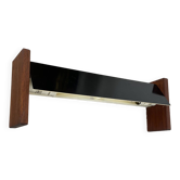 cubic Large 38cm Teak and Metal adjustable wall light element, Germany 1950s