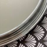 Art Deco round mirror tray diam 34cm