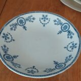 Fruit basket in opaque porcelain Terre de Fer de Gien model Malmaison