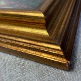 Glazed wooden frame