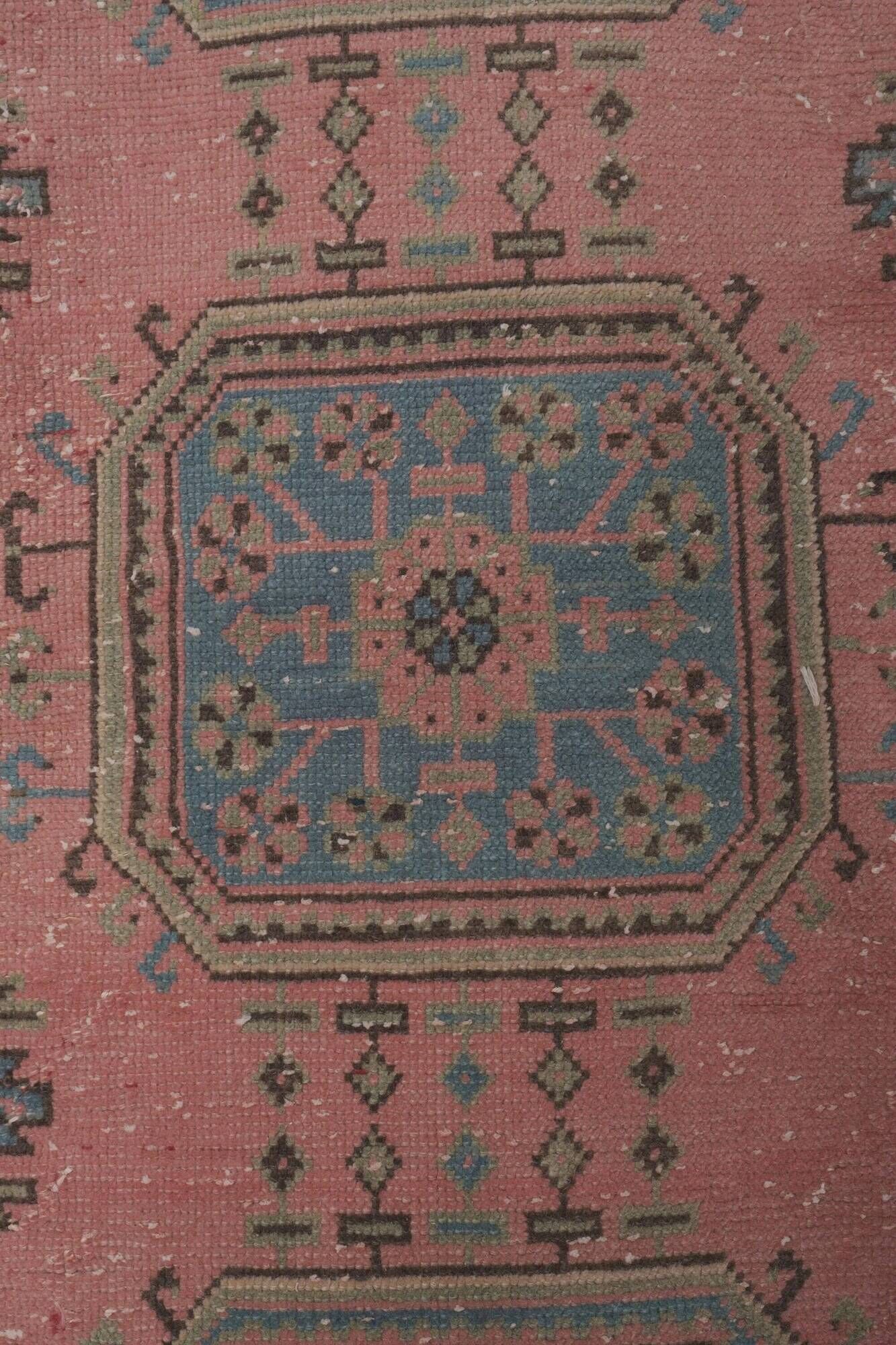 Tapis de couloir turc vintage 79x664 cm