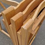 Set of 4 vintage folding chairs