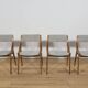 Chaises de Zamojska, Pologne, années 1970, lot de 4