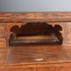 18th-century baroque secretary with a drop-down front in walnut and poplar.