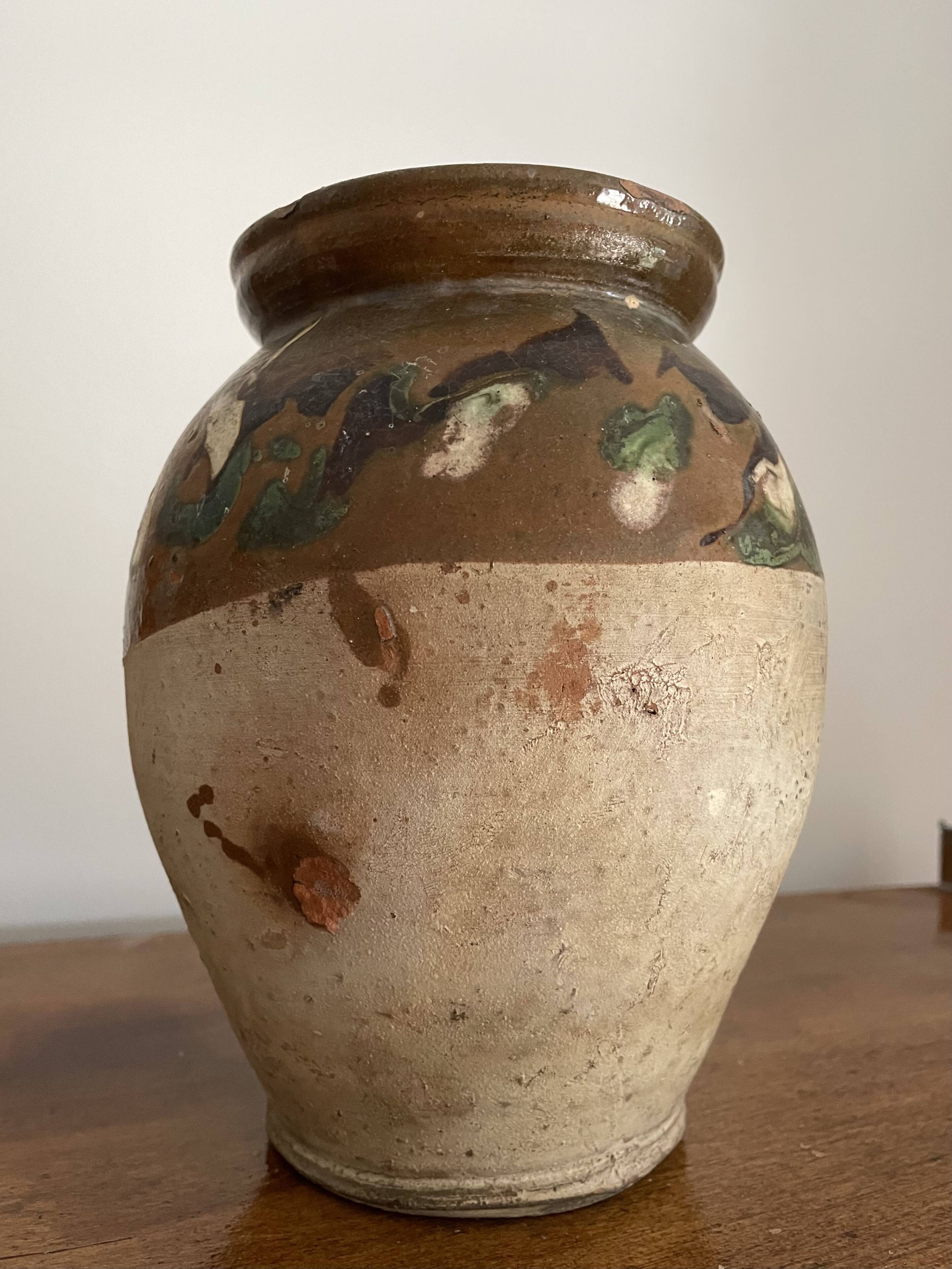 Lot d’une cruche et 2 petits vases