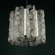 Vintage Ice Murano Chandelier by AV Mazzega, Italy, 1970s