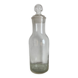 Flacon ou bocal en verre transparent