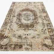 Tapis persan classique marron et crème