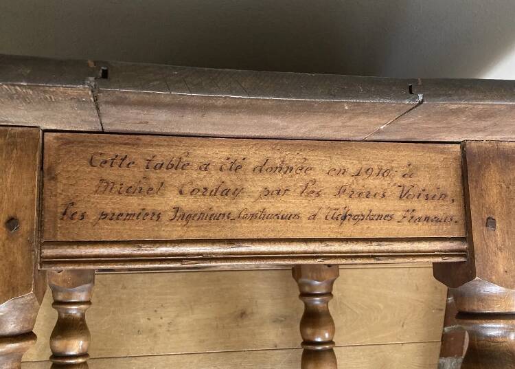 Office table of the neighboring brothers, the first French airplane manufacturers