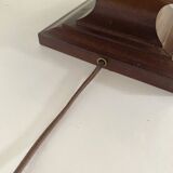 English lamp, fabric cable, cotton lampshade