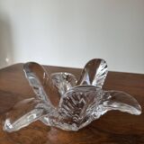 Elegant crystal trinket dish from the 60s