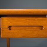 Vintage Danish cabinetmaker desk in teak, 1950s