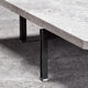 Saporiti 'onda' coffee table with granite top, italy, 1970's
