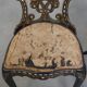 Set of 2 Antique 19th Century English Chinoiserie Mother of Pearl Chairs