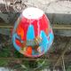 Glazed ceramic vase vintage 60s ceramics of gévaudan