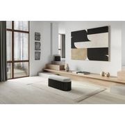 Table lamp or wall lamp in sand color made of ceramic, contemporary work.