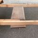 Art Deco round extendable dining table stripped in solid walnut from the 1920s.