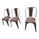 Old metal patio chairs