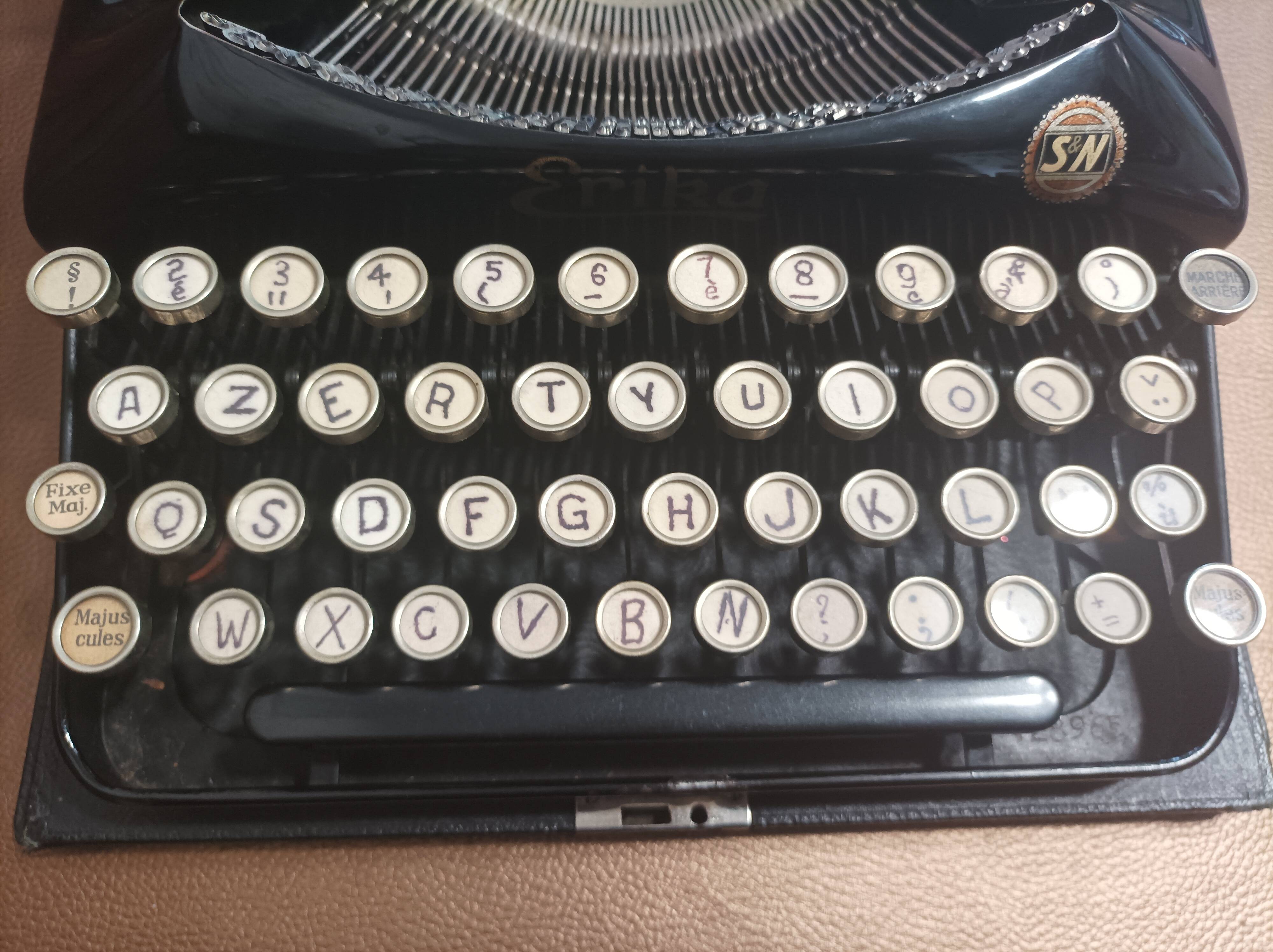 Typewriter “Naumann Erika S&N 1930s