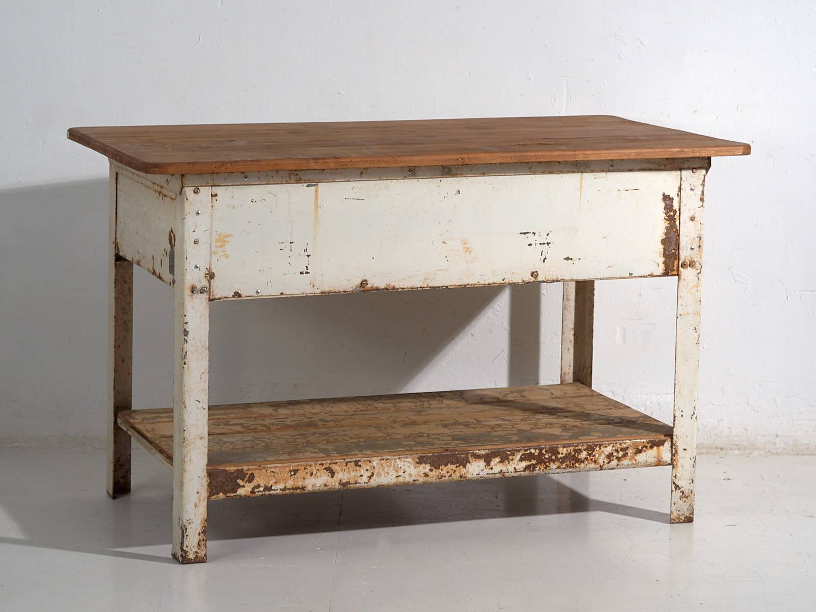 Industrial work table with drawers (c.1940) #75