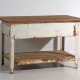 Industrial work table with drawers (c.1940) #75