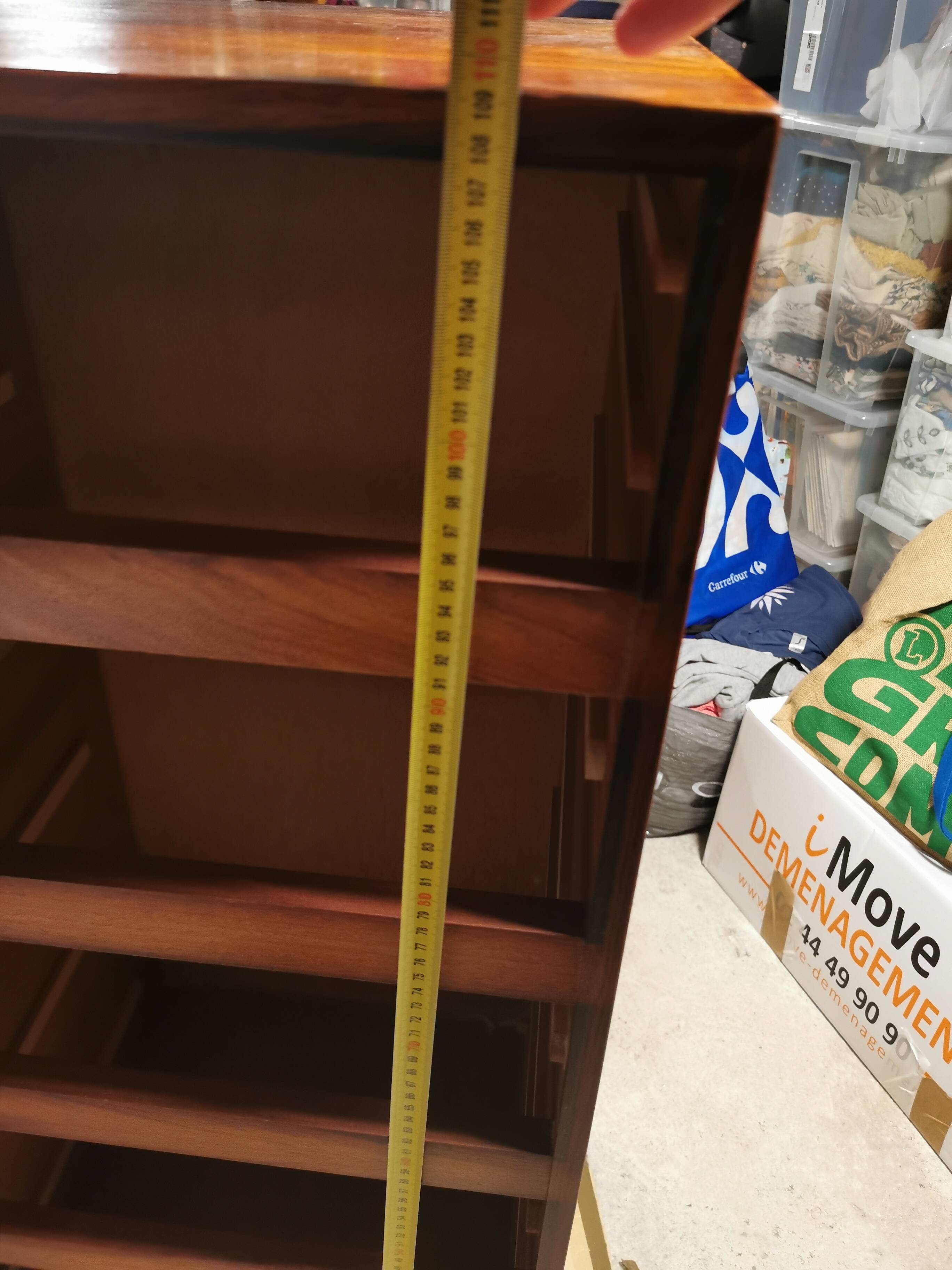 Meuble scandinave vintage chiffonnier teck Arne Wahk Iversen