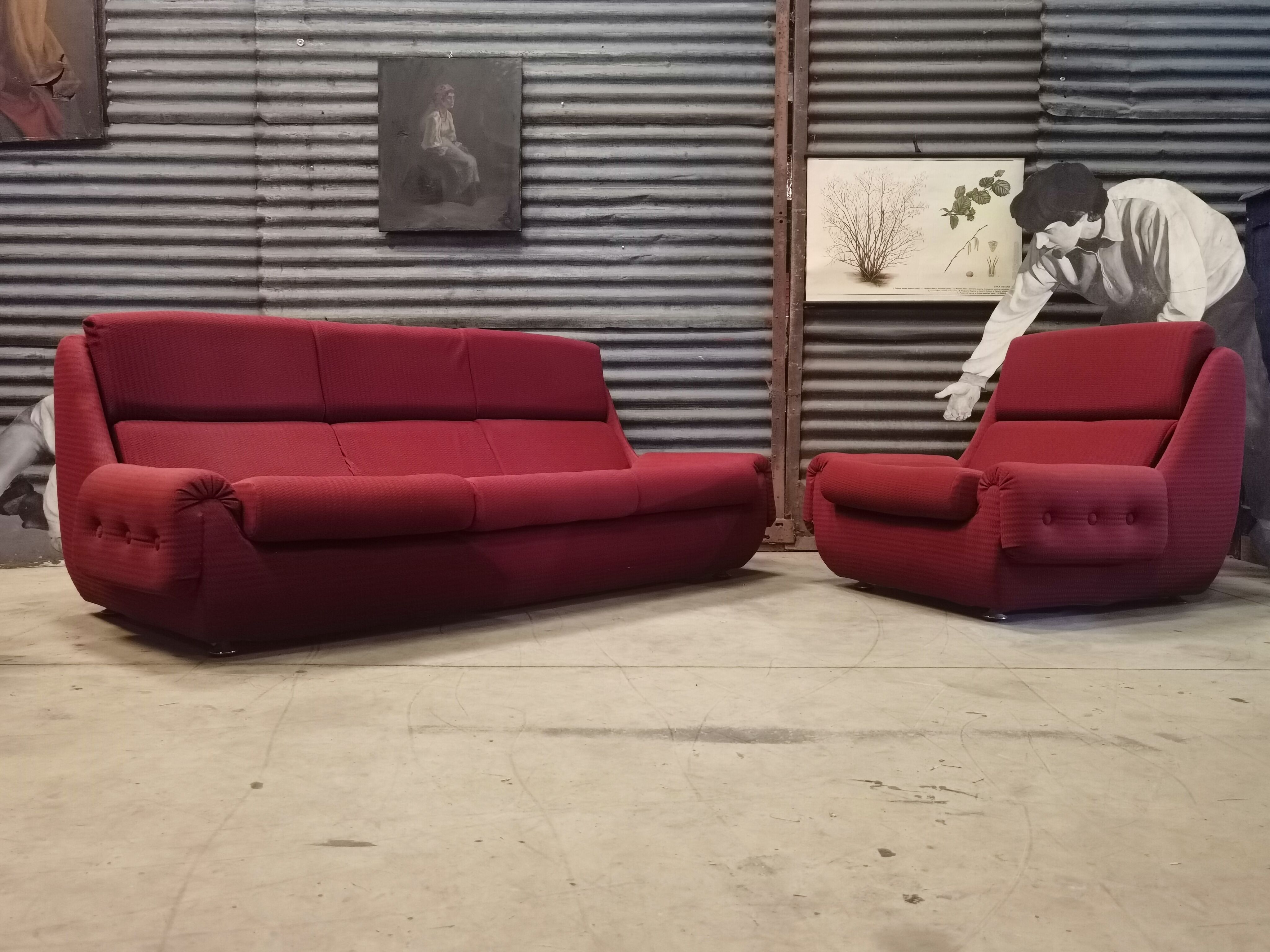 Full lounge space age Atlantis bordeaux