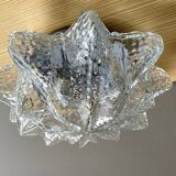 Portuguese snowflake glass flush mounted lamp