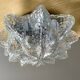 Portuguese snowflake glass flush mounted lamp