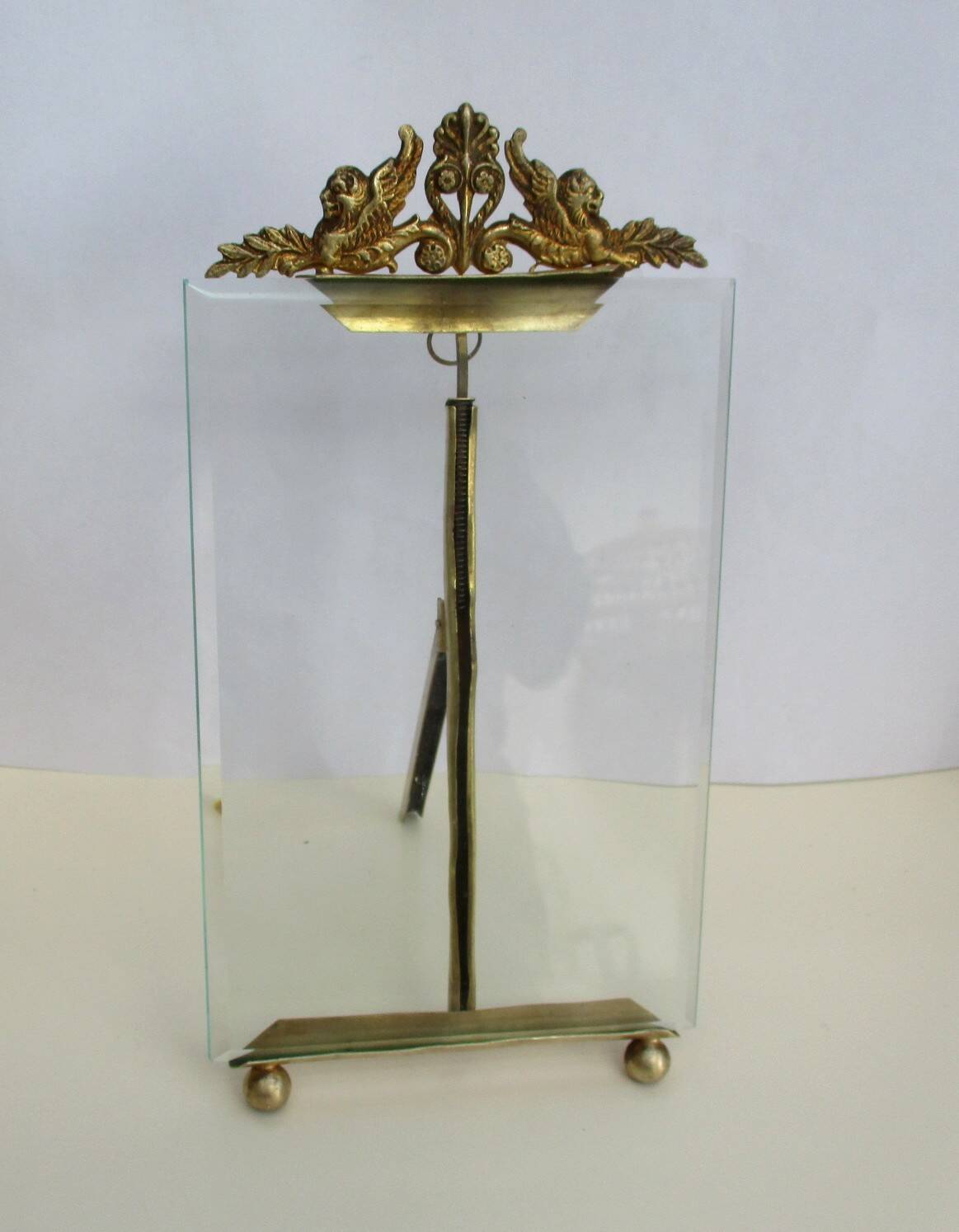 Beveled glass photo frame from the Napoleon III period - Chimeras