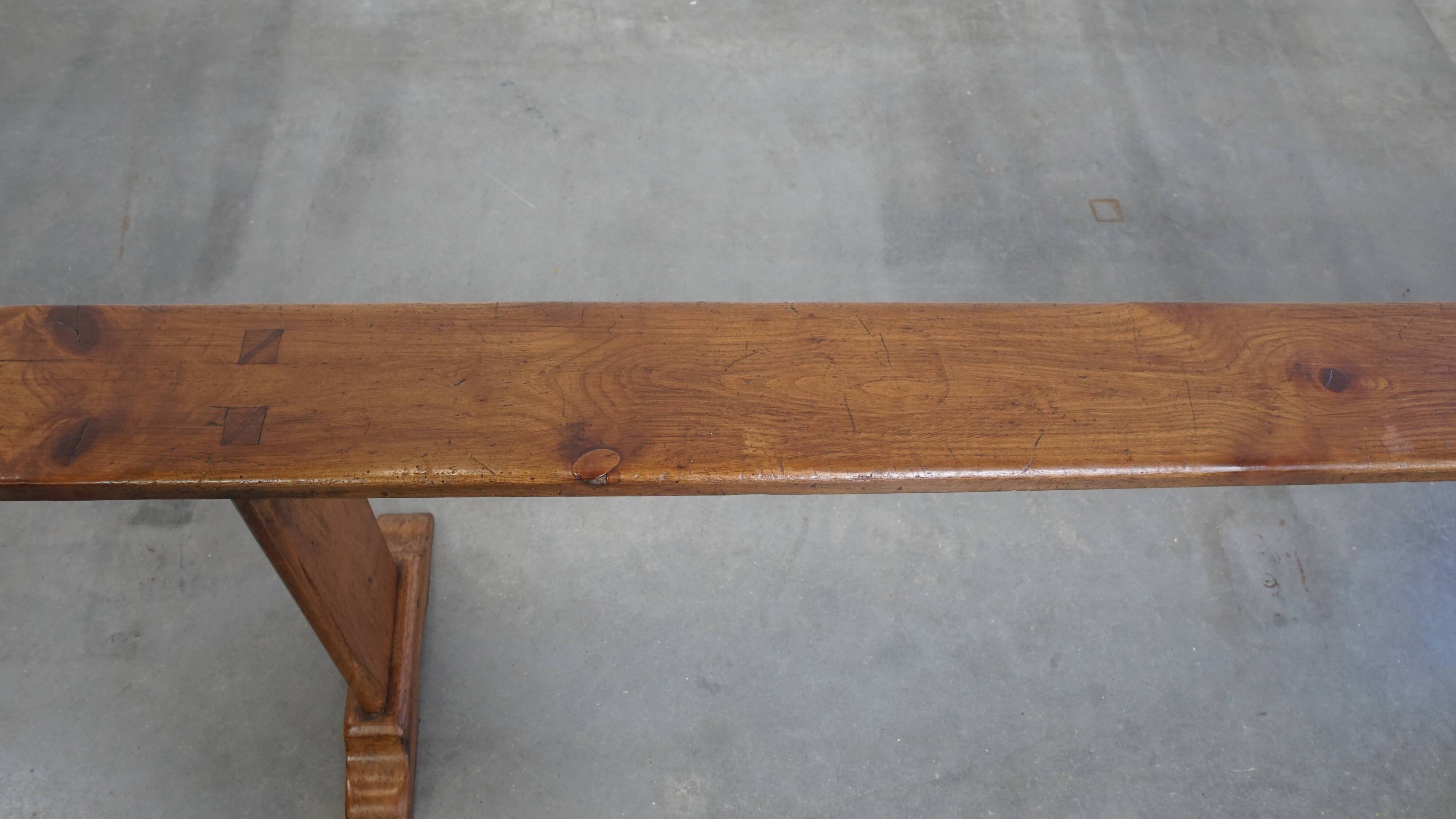 Antique French hall bench/dining bench