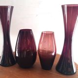 4 50s designer vases