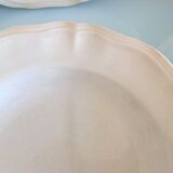 Four soup plates Ivory service/Faienceries de Sarreguemines/vintage 50