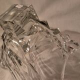 Cut crystal bowl signed daum france a459