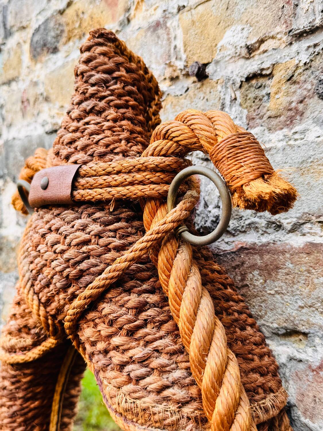 Audoux Minet vintage rope mirror