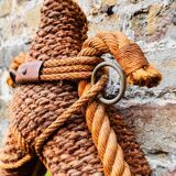 Audoux Minet vintage rope mirror