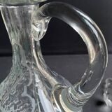 Ewer carafe – Blown and cut crystal