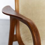 Fauteuil et repose-pieds Lamino par Yngve Ekström pour Swedese