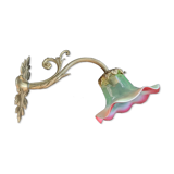 Art deco bronze wall lamp