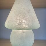 Murano scavo glass mushroom lamp