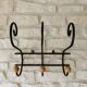 Coat rack/wrought iron hat holder