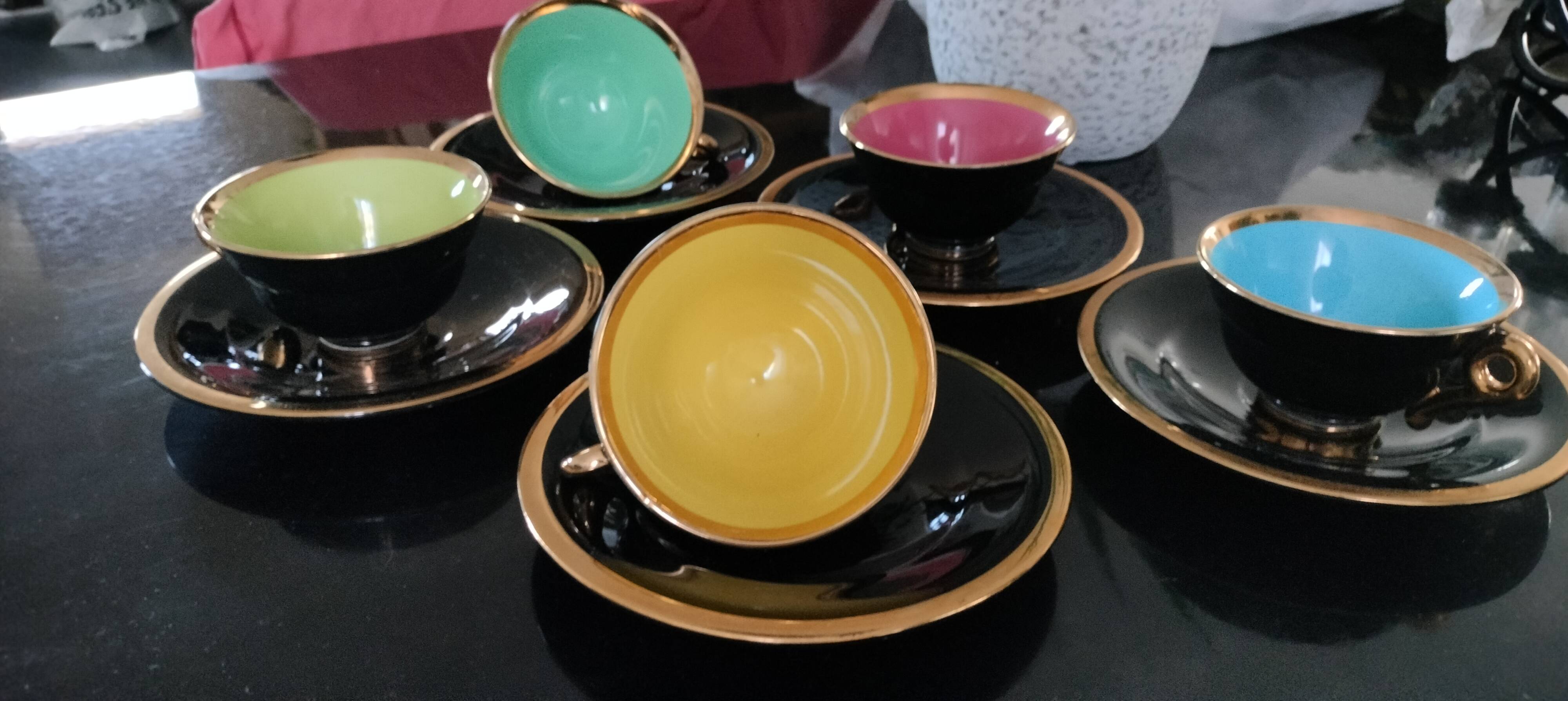 Vintage cups and saucers