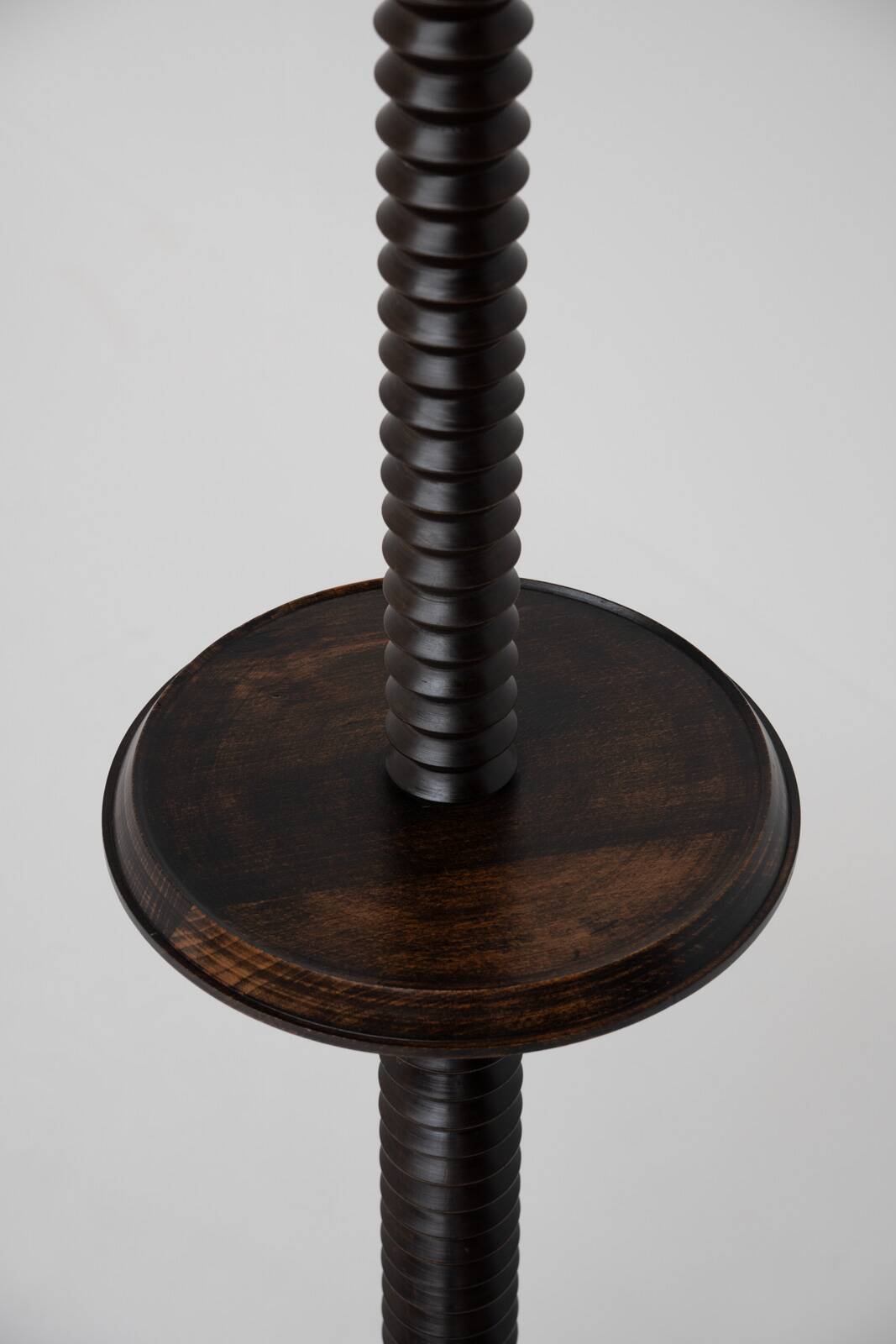 French Turned Floor Lamp, 1950s, France