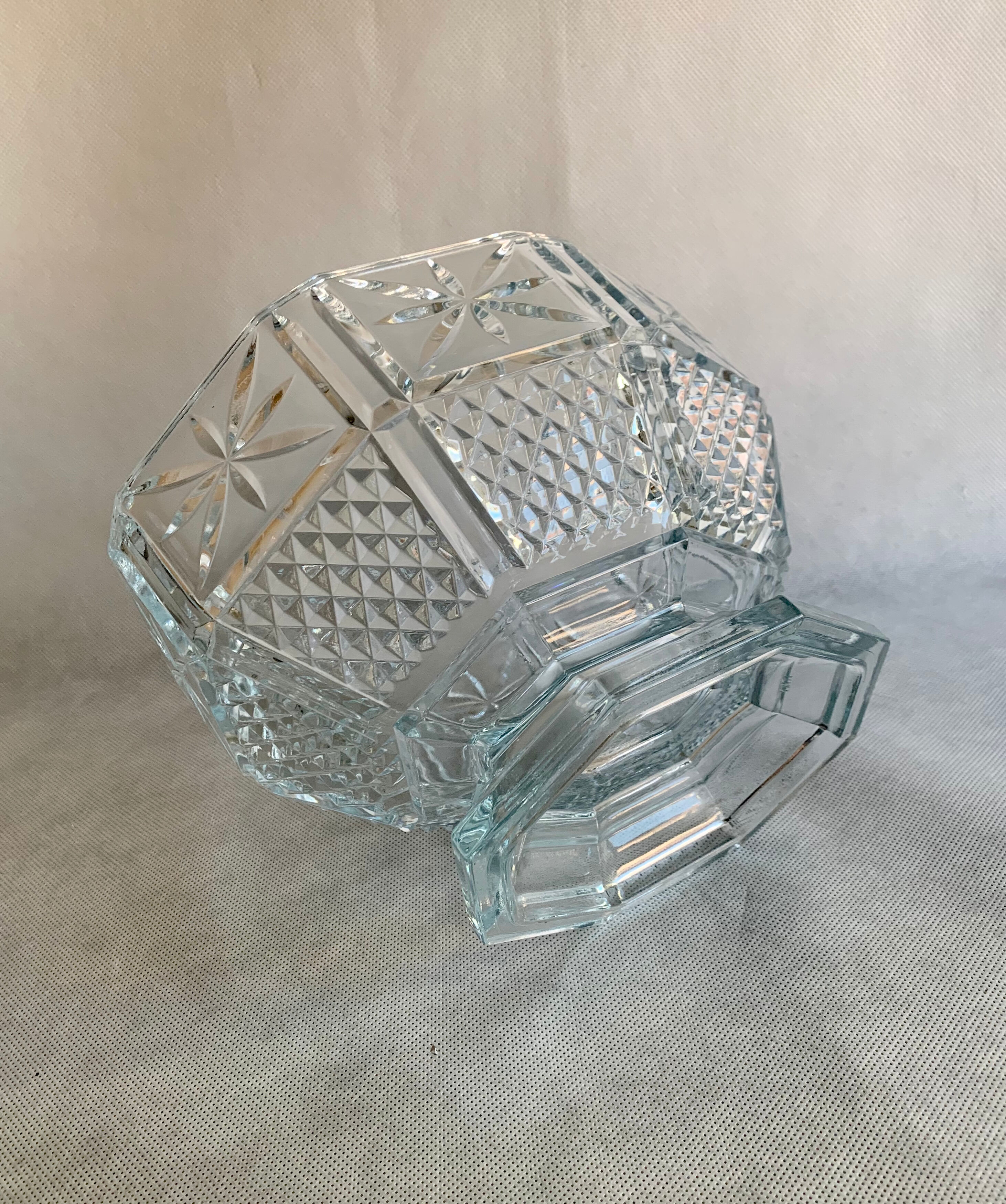 Glass fruit dish, 1960s