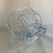 Plat de fruits en verre, années 1960