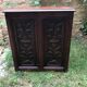 Carved wooden chest and stamped a. dubois