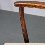 1960s Antonin Suman Set of Six Beech Dining Chairs, Restored
